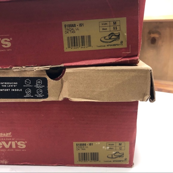 Levi’s Tindal UL Dark Tan Oxfords - Picture 13 of 13